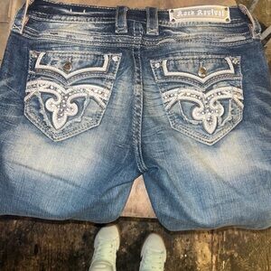 Rock Revival Distressed Blue skinny women’s Jeans